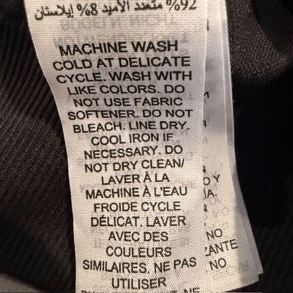 Tory Burch Sport Seamless Racer Back Sports Bra Black Back Logo Size XS - Picture 6 of 7